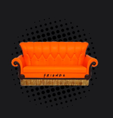 Friends Couch Partial Rhinestone Coin Bank – Pre Order