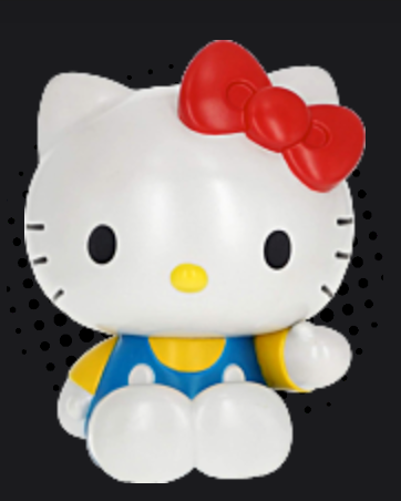 Red Hello Kitty Partial Rhinestone Coin Bank – Pre Order