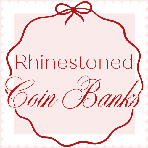 Rhinestoned Coin Banks