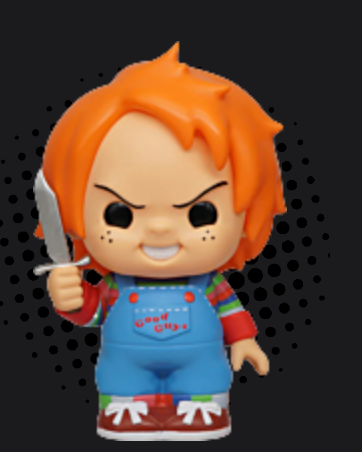 Chucky Partial Rhinestone Coin Bank – Pre Order
