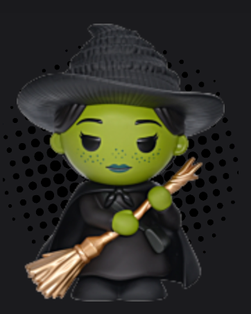 Elphaba Partial Rhinestone Coin Bank – Pre Order