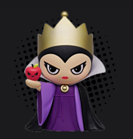 Evil Queen Partial Rhinestone Coin Bank – Pre Order