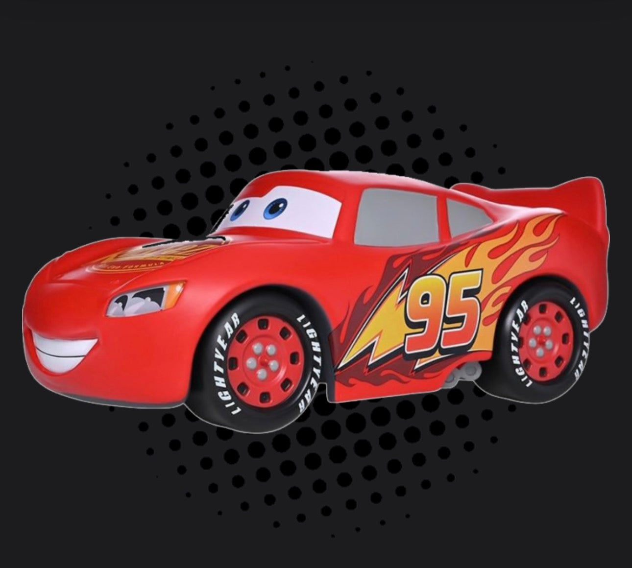 Lighting McQueen Partial Rhinestone Coin Bank – Pre Order ETA: September