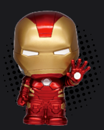 Iron Man Partial Rhinestone Coin Bank – Pre Order