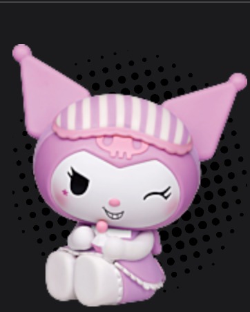 Kuromi Partial Rhinestone Coin Bank – Pre Order