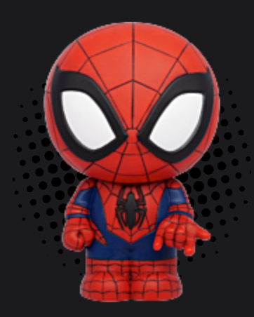 Spiderman Partial Rhinestone Coin Bank – Pre Order