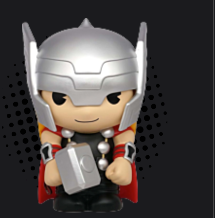 Thor Partial Rhinestone Coin Bank – Pre Order